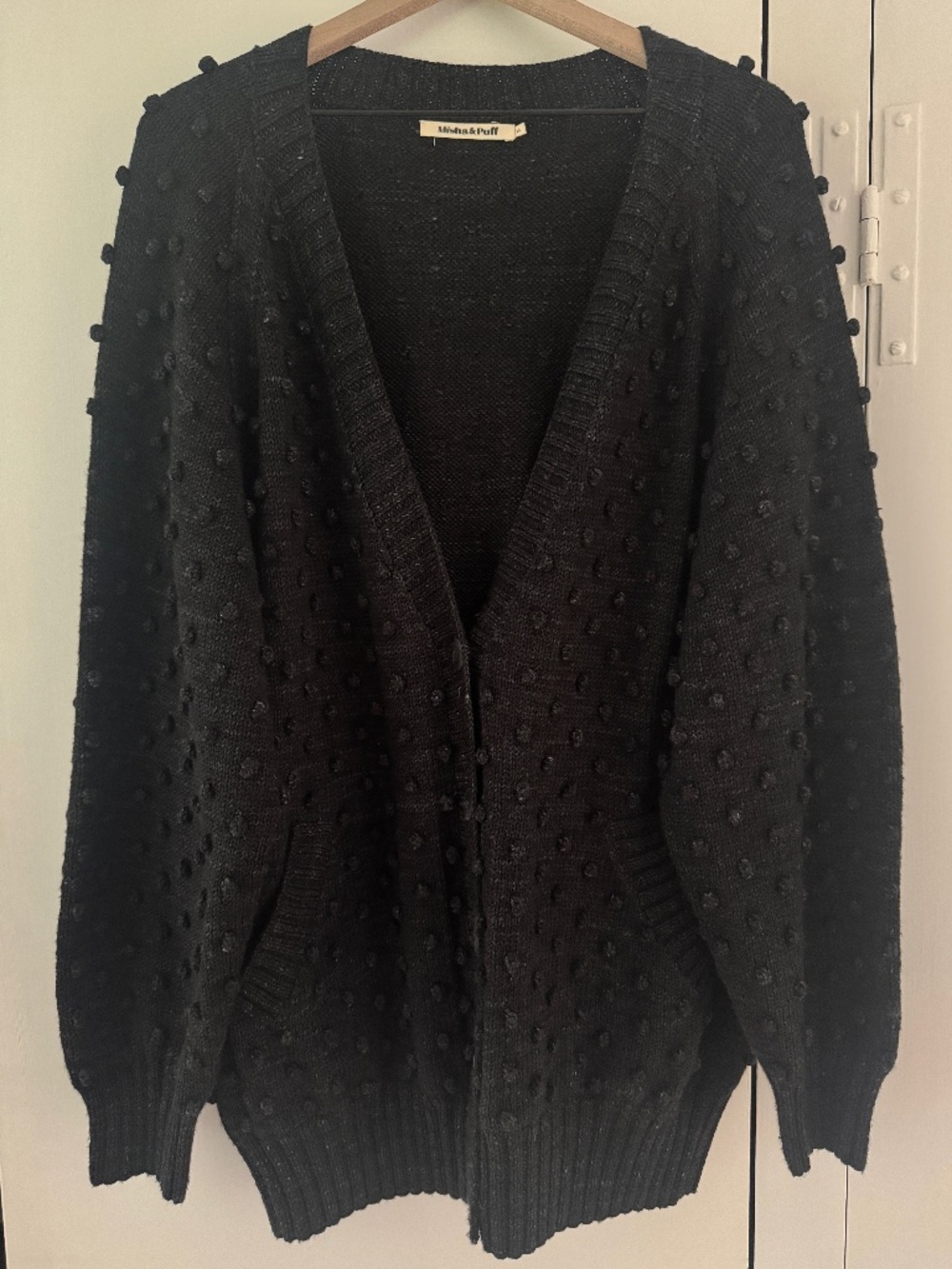 Misha + Puff Popcorn Long Cardigan Sweater